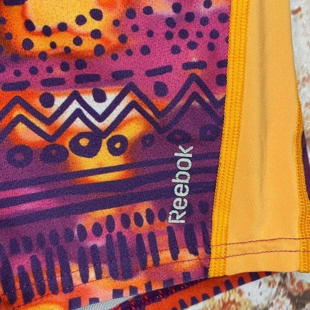 Reebok Compression Shorts Girls Youth Size Large 12/14 Multicolored Gymnastics - Picture 4 of 6